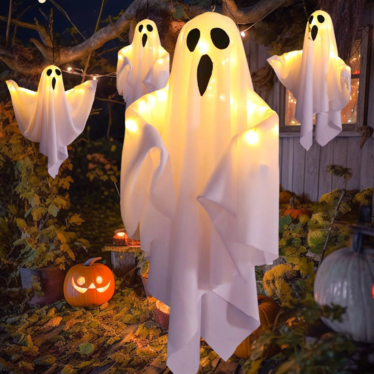 Hanging Lighted Ghost Decoration – Vateur